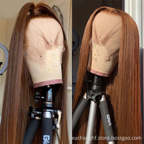 Wholesale Colored Human Hair Wigs, Hd Lace Front Wig, Brown Red Orange Pink Purple Wigs Lace Front Human Hair For Black Women